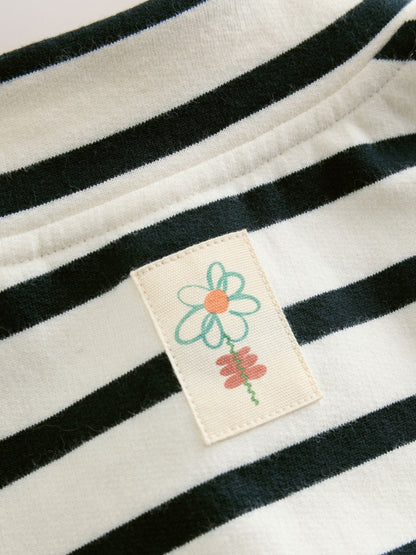 Monochrome Quarter Zip Sweat Dress (3mths-7yrs) image 9