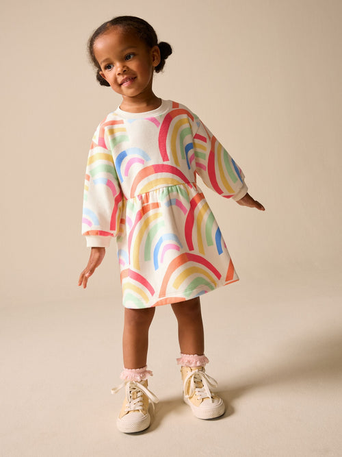 Rainbow Sweat Dress (3mths-7yrs) image 1