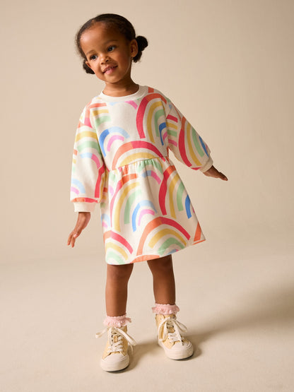 Rainbow Sweat Dress (3mths-7yrs) image 1