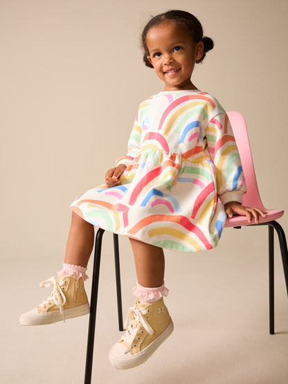 Rainbow Sweat Dress (3mths-7yrs) image 2