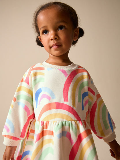 Rainbow Sweat Dress (3mths-7yrs) image 4