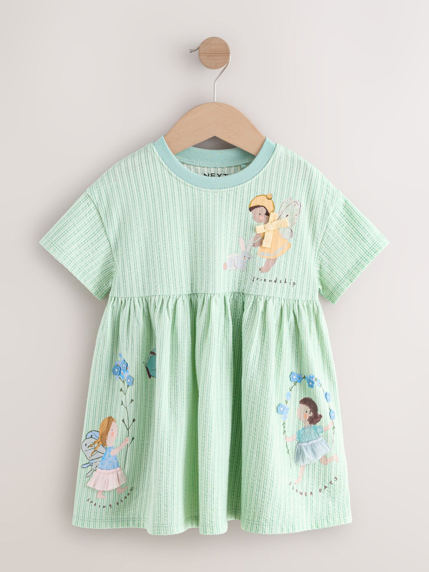 Turquoise Fairy Jersey Dress (3mths-7yrs) image 4
