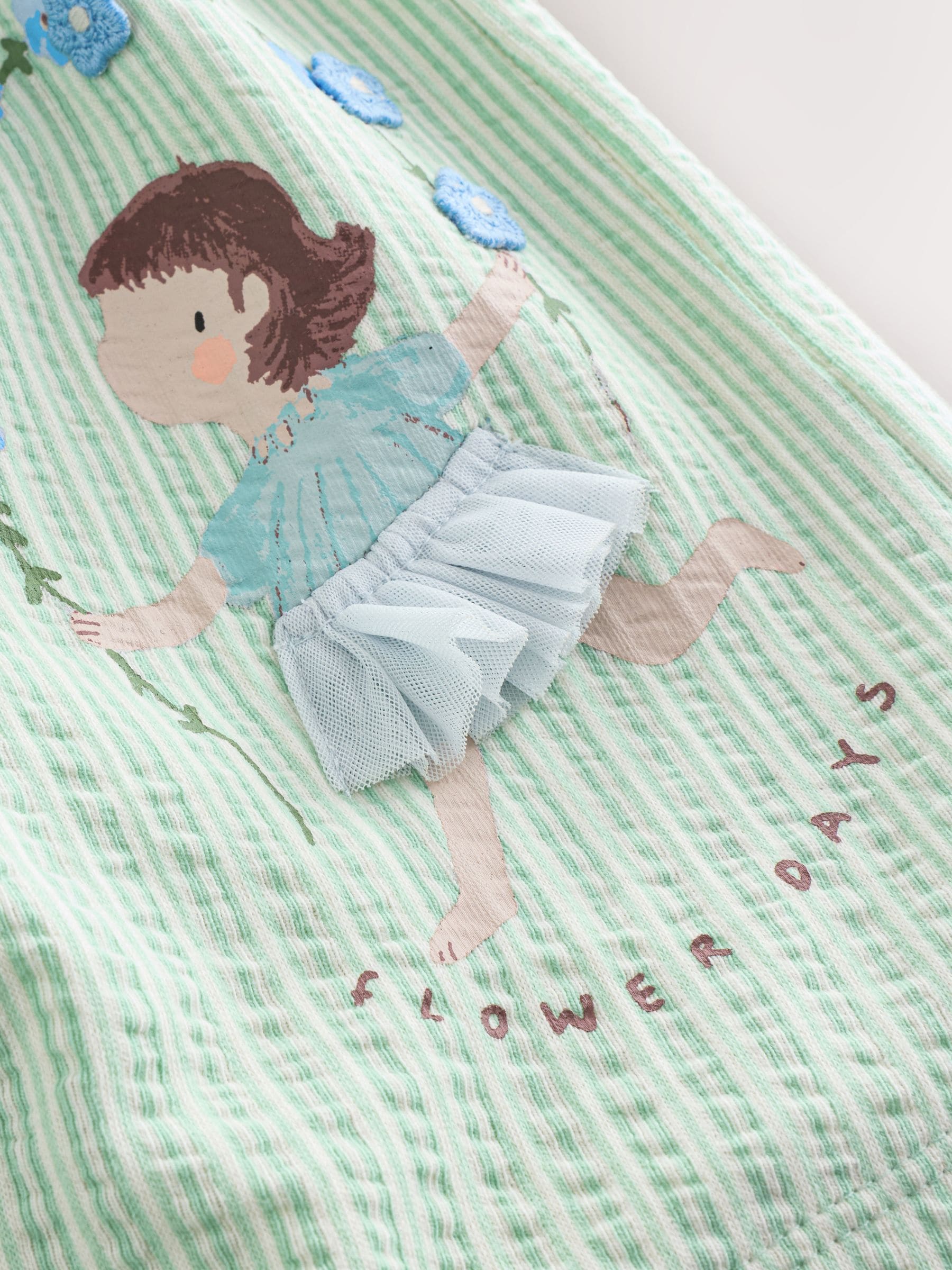 Turquoise Fairy Jersey Dress (3mths-7yrs) image 7