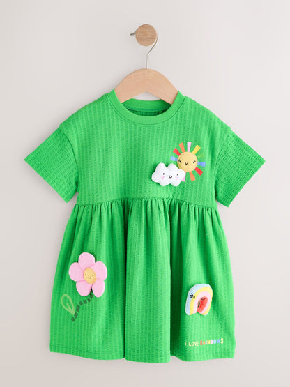 Green Rainbow Jersey Dress (3mths-7yrs) image 5