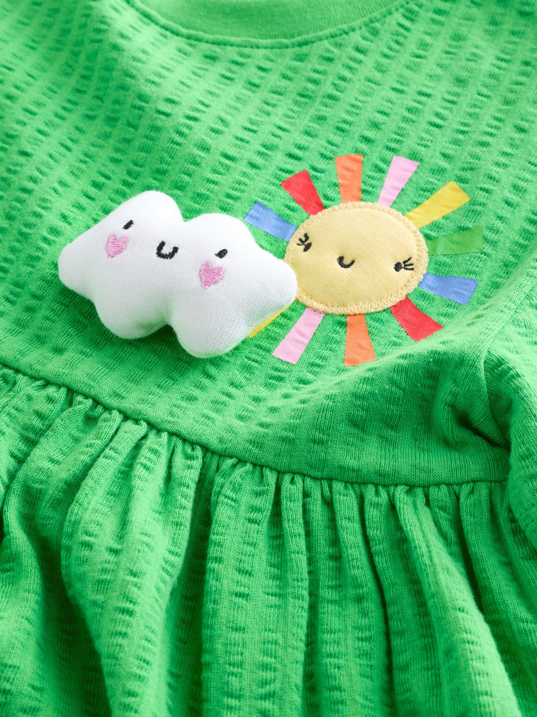 Green Rainbow Jersey Dress (3mths-7yrs) image 7
