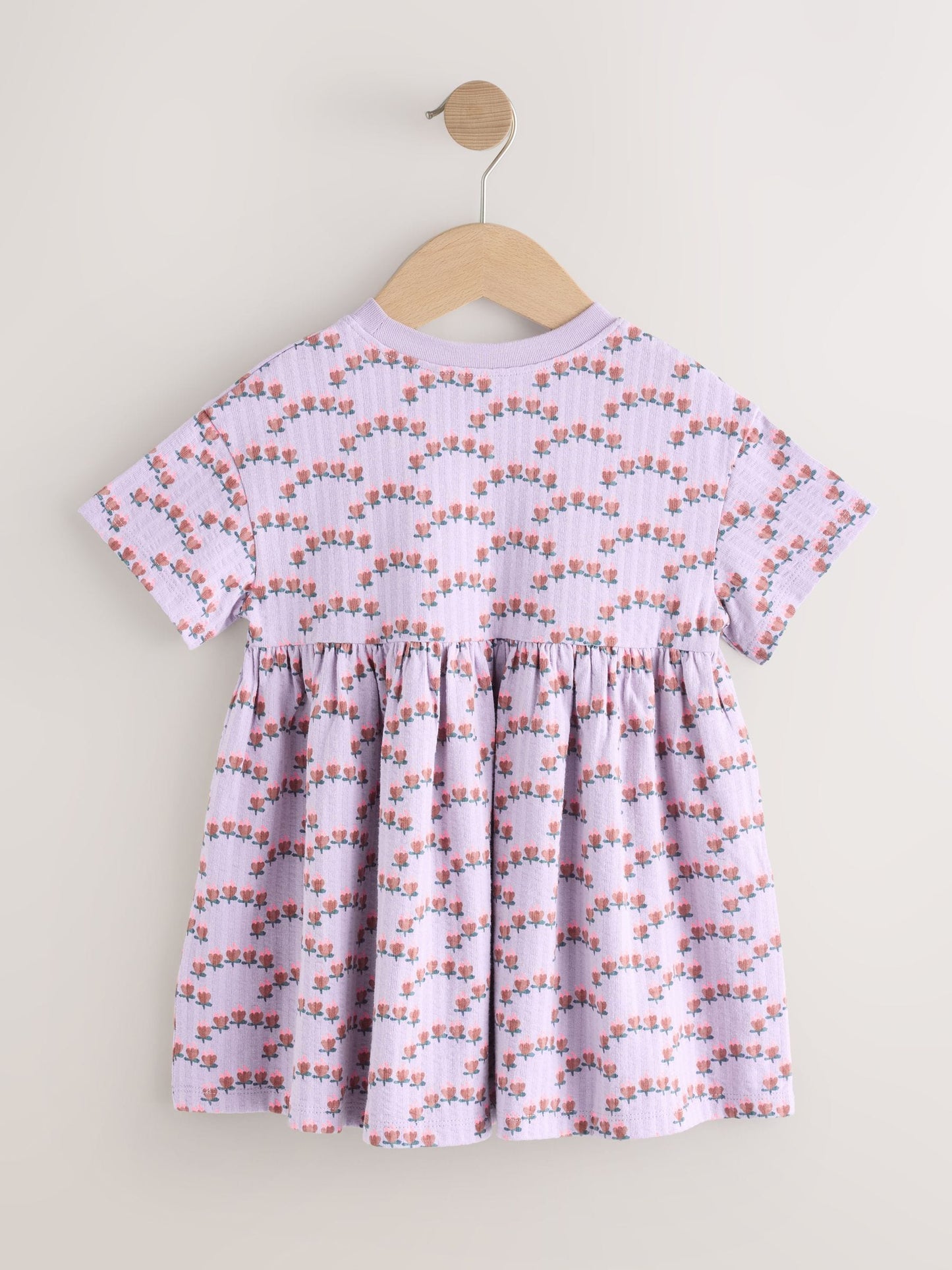 Lilac Bunny Jersey Dress (3mths-7yrs) image 6