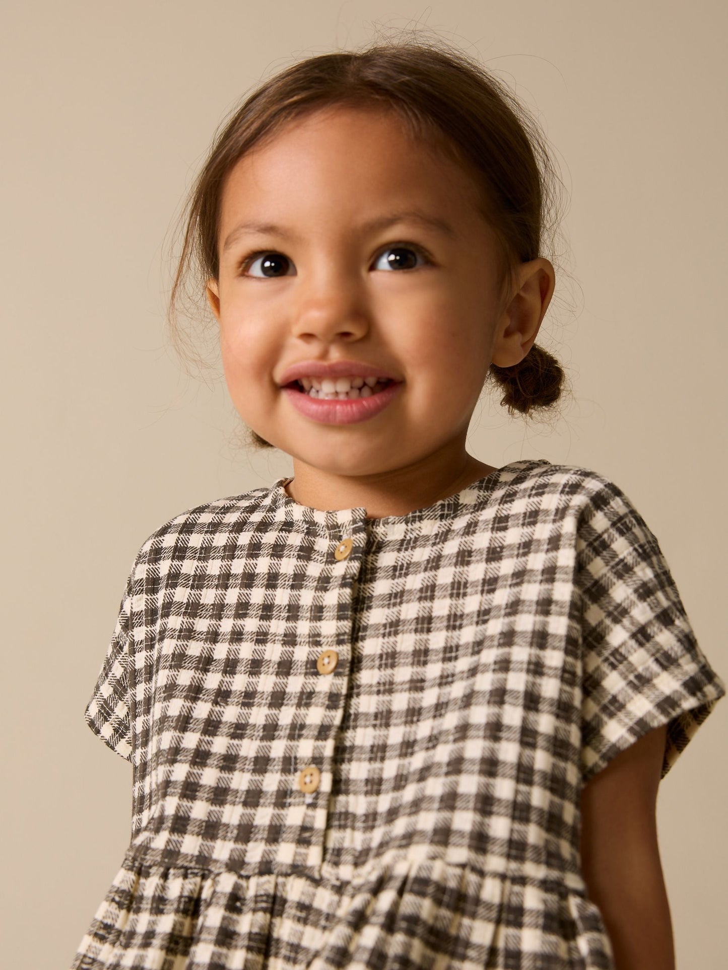 Chocolate Brown Short Sleeve Jersey Dress (3mths-7yrs) image 3