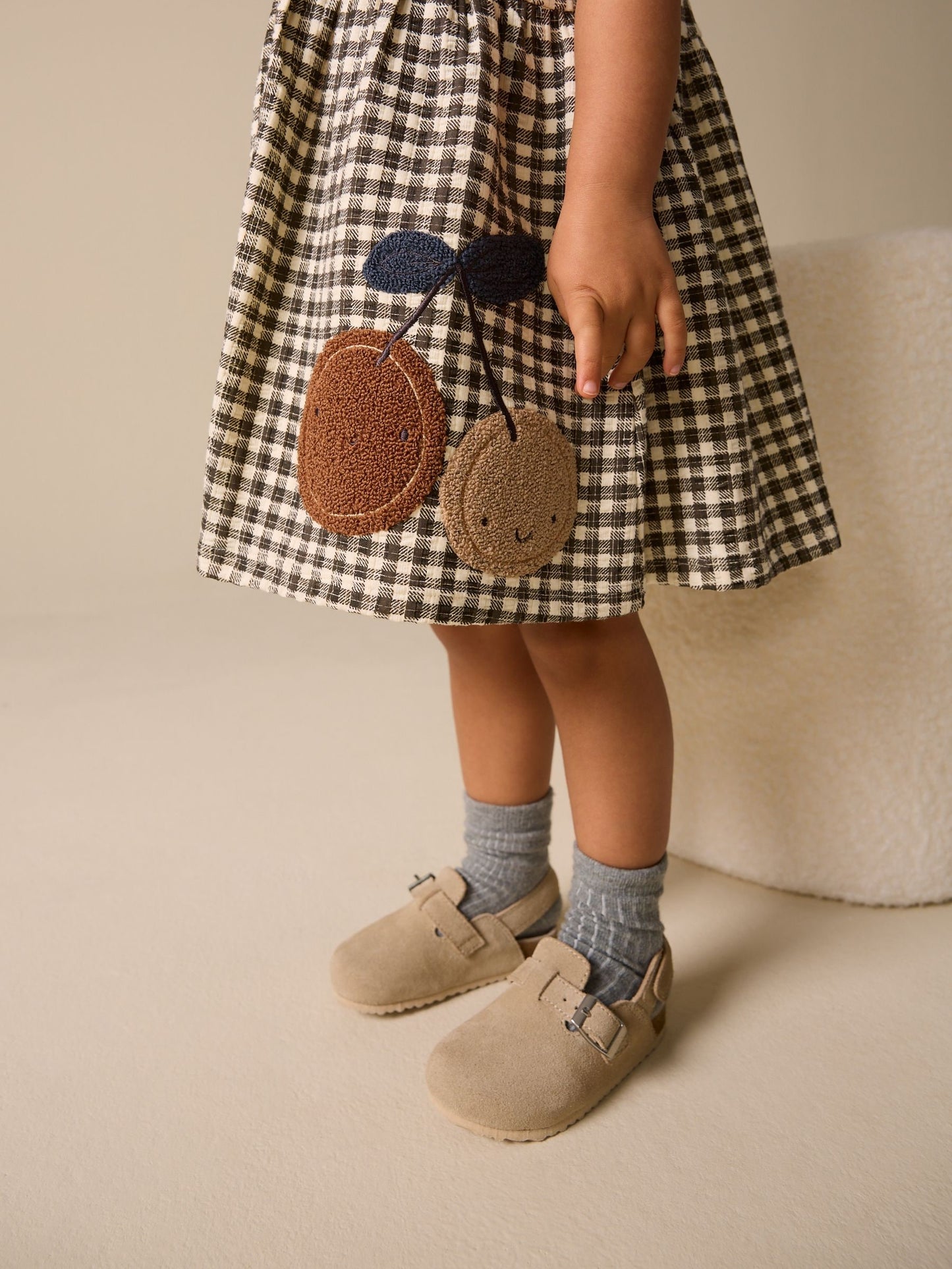 Chocolate Brown Short Sleeve Jersey Dress (3mths-7yrs) image 4