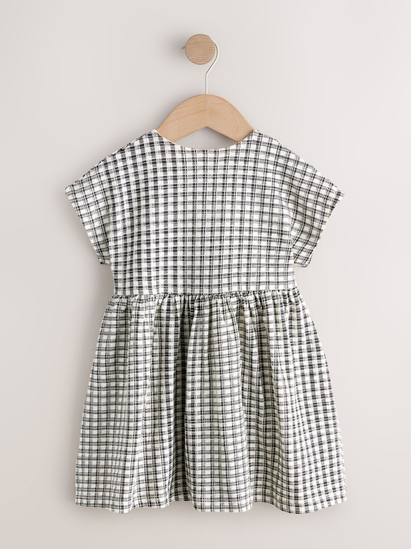 Chocolate Brown Short Sleeve Jersey Dress (3mths-7yrs) image 6