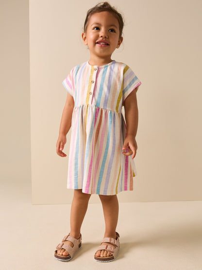 Rainbow Stripe Jersey Dress (3mths-7yrs) image 1
