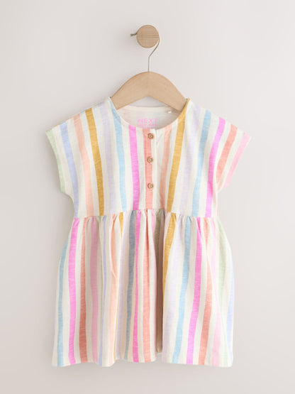 Rainbow Stripe Jersey Dress (3mths-7yrs) image 4