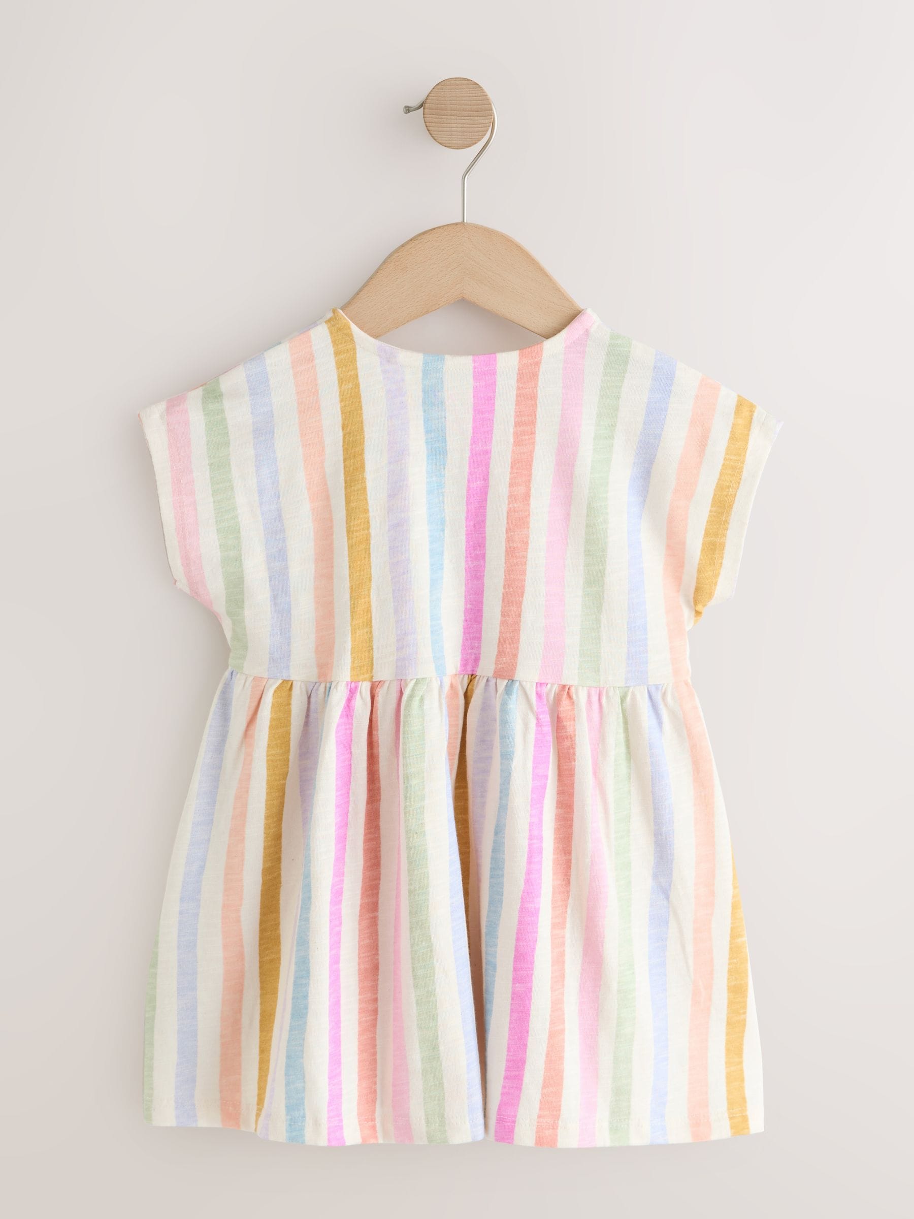 Rainbow Stripe Jersey Dress (3mths-7yrs) image 5