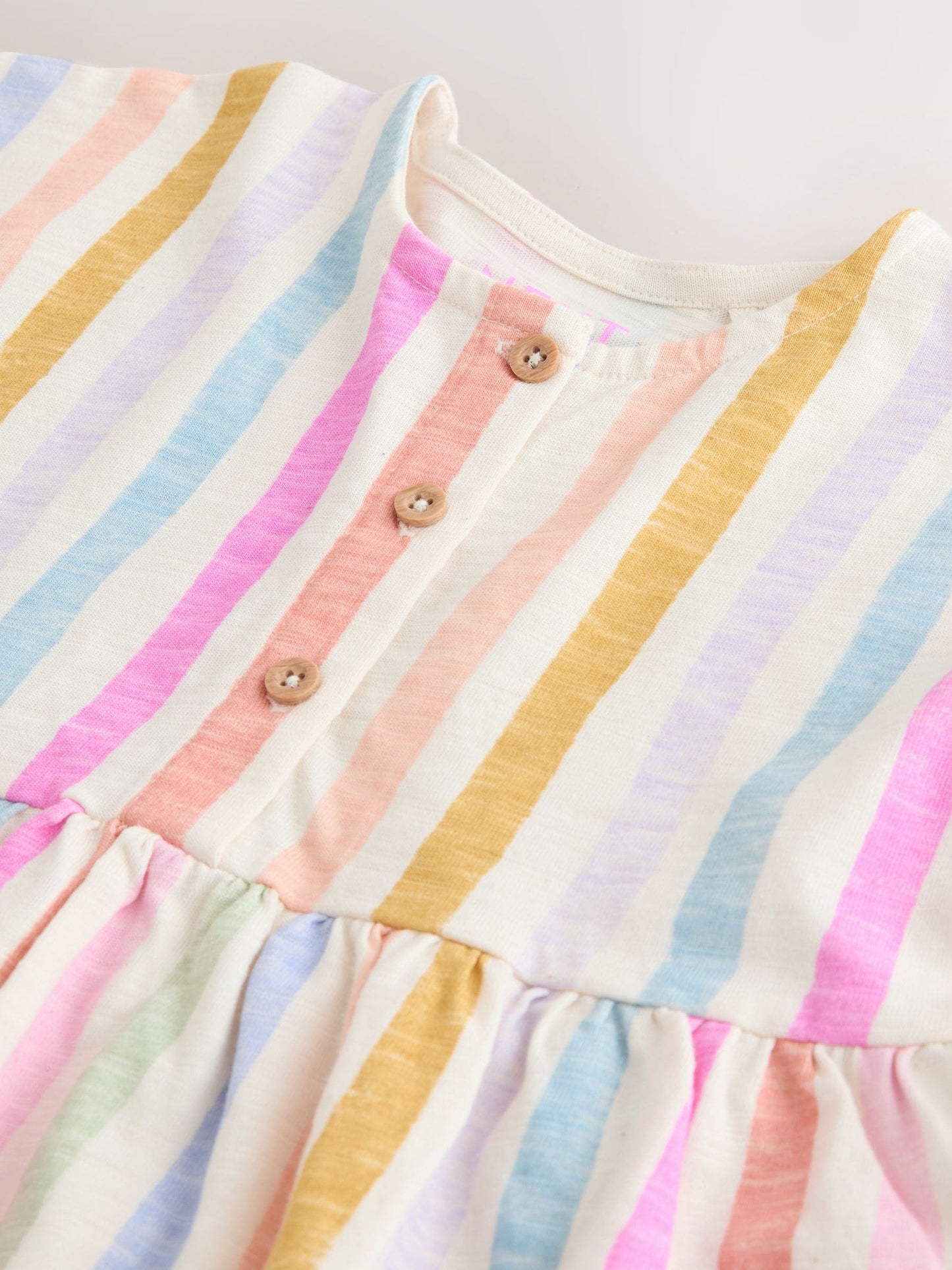 Rainbow Stripe Jersey Dress (3mths-7yrs) image 6