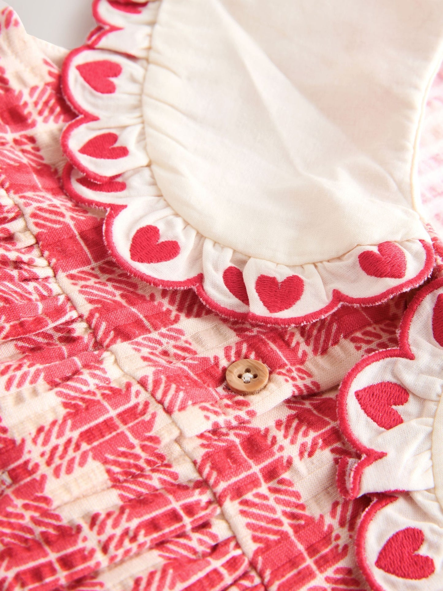 Red Check Collared Summer Dress (3mths-7yrs) image 7