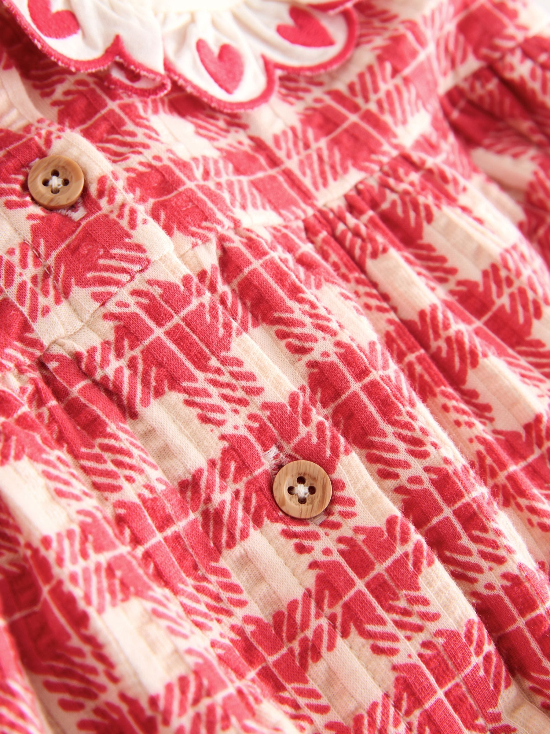 Red Check Collared Summer Dress (3mths-7yrs) image 8