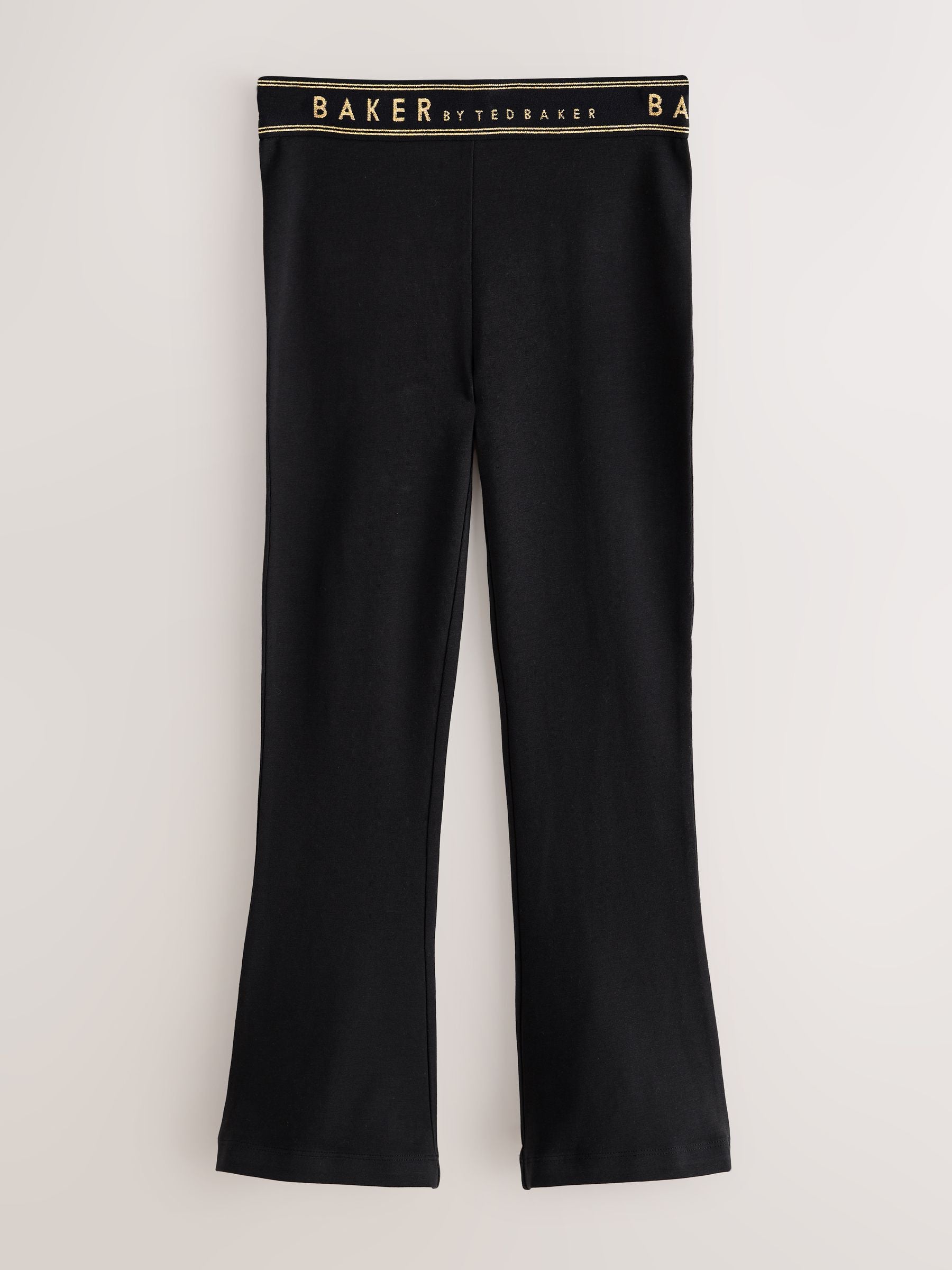 Baker by Ted Baker 3 Pack Black/Pink Flares Leggings image 4