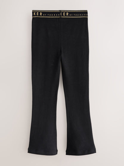 Baker by Ted Baker 3 Pack Black/Pink Flares Leggings image 5