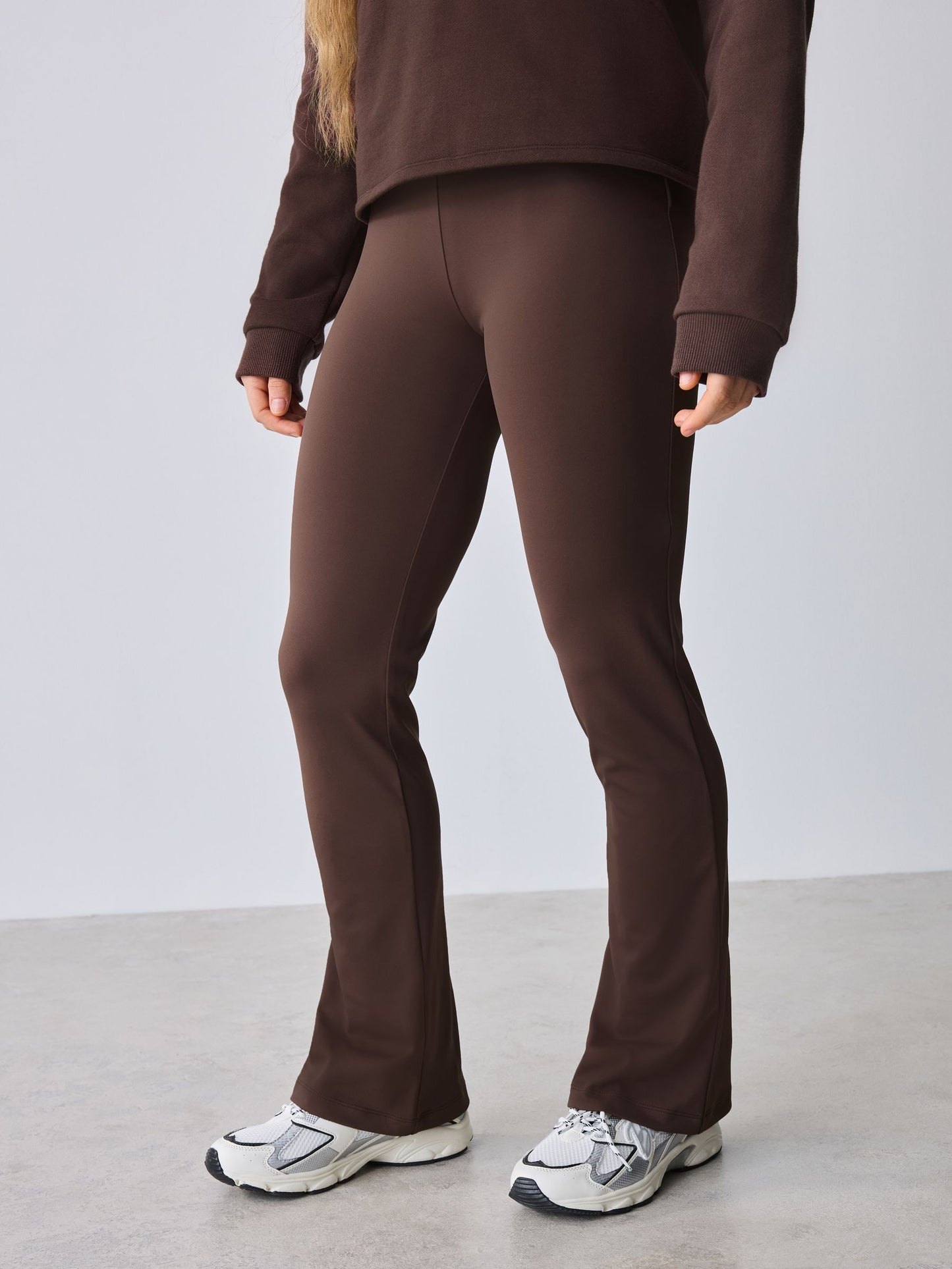 Baker by Ted Baker 2 Piece Chocolate Zip Neck Sweat & Flare Set image 5