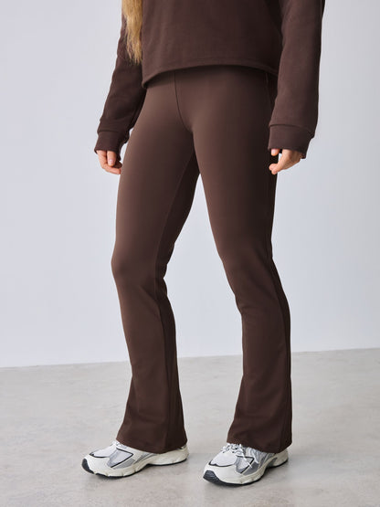 Baker by Ted Baker 2 Piece Chocolate Zip Neck Sweat & Flare Set image 5
