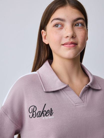 Baker by Ted Baker 2 Piece Varsity Rugby Sweat Top & Joggers Set image 5
