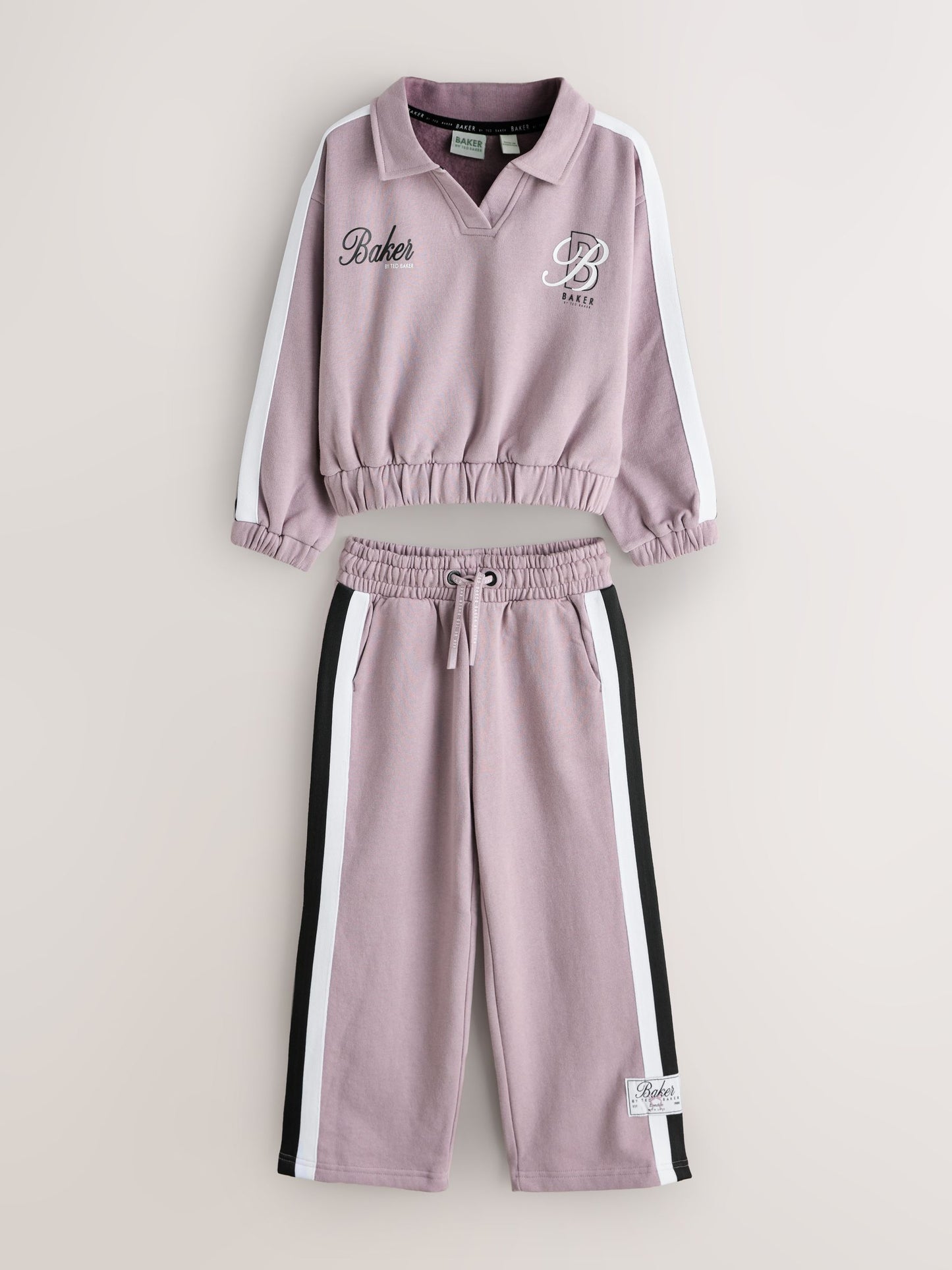 Baker by Ted Baker 2 Piece Varsity Rugby Sweat Top & Joggers Set image 8