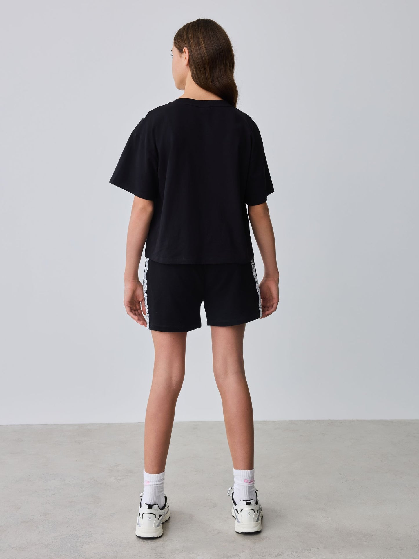 Baker by Ted Baker 2 Piece Lace Trim T-Shirt & Shorts Set image 4