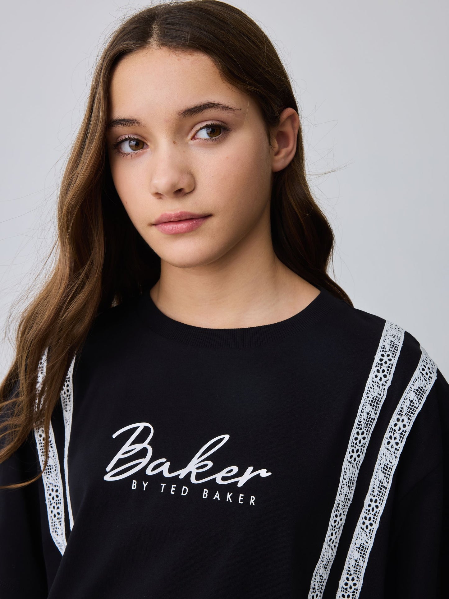 Baker by Ted Baker 2 Piece Lace Trim T-Shirt & Shorts Set image 5