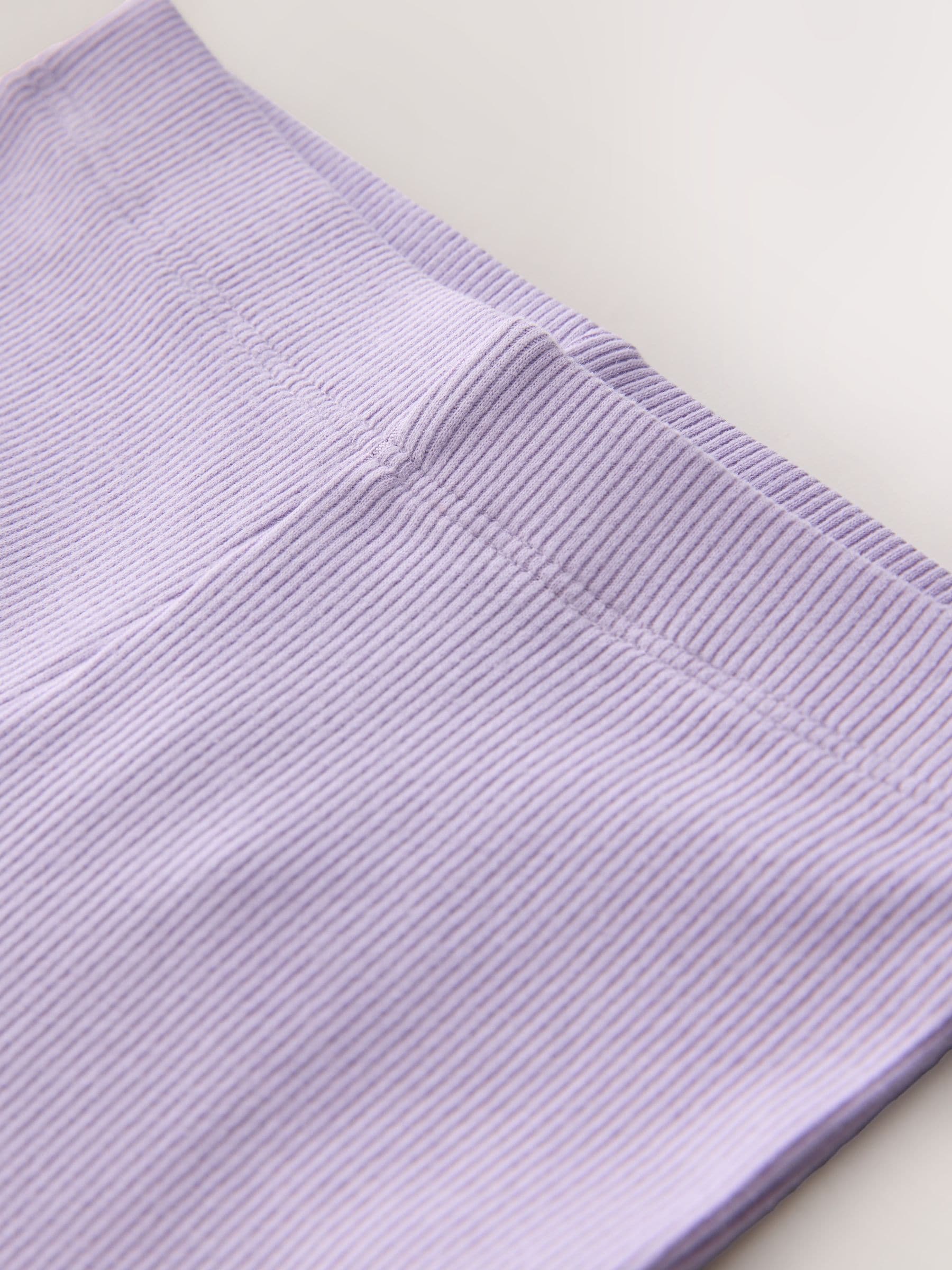 Lilac Purple Rib Flare Leggings (3mths-7yrs) image 7