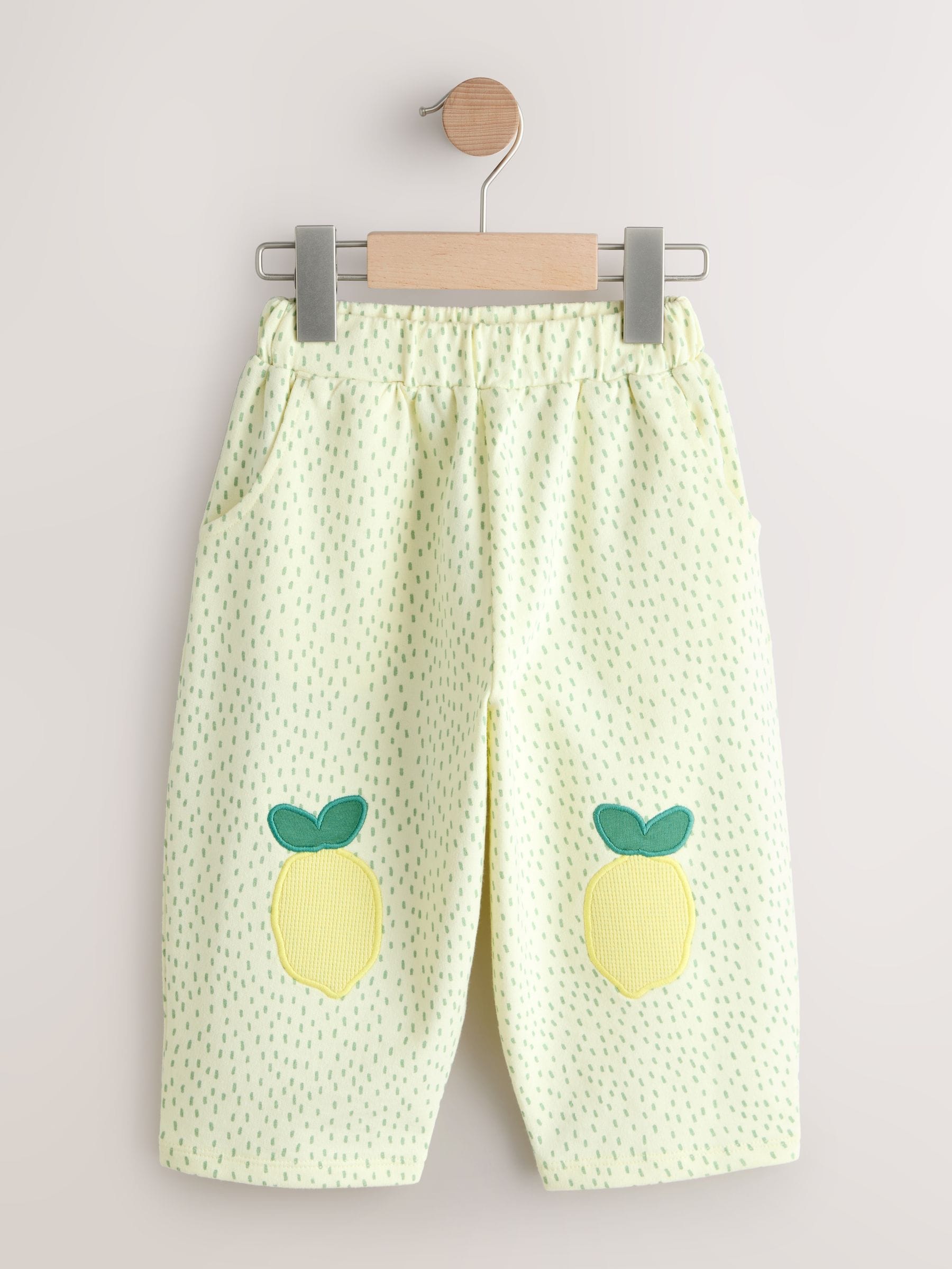 Yellow Lemons Embellished Barrel Trousers (3mths-7yrs) image 4