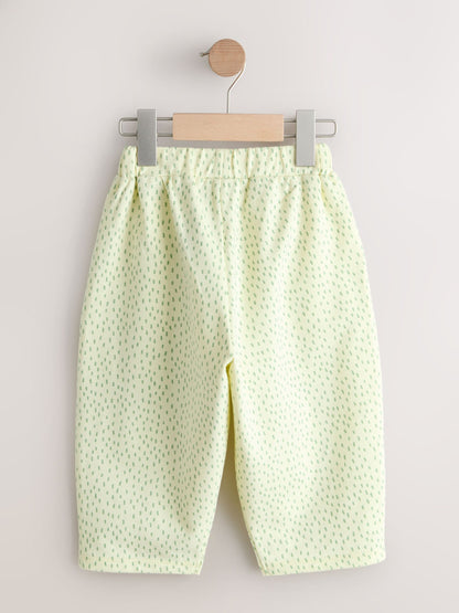 Yellow Lemons Embellished Barrel Trousers (3mths-7yrs) image 5