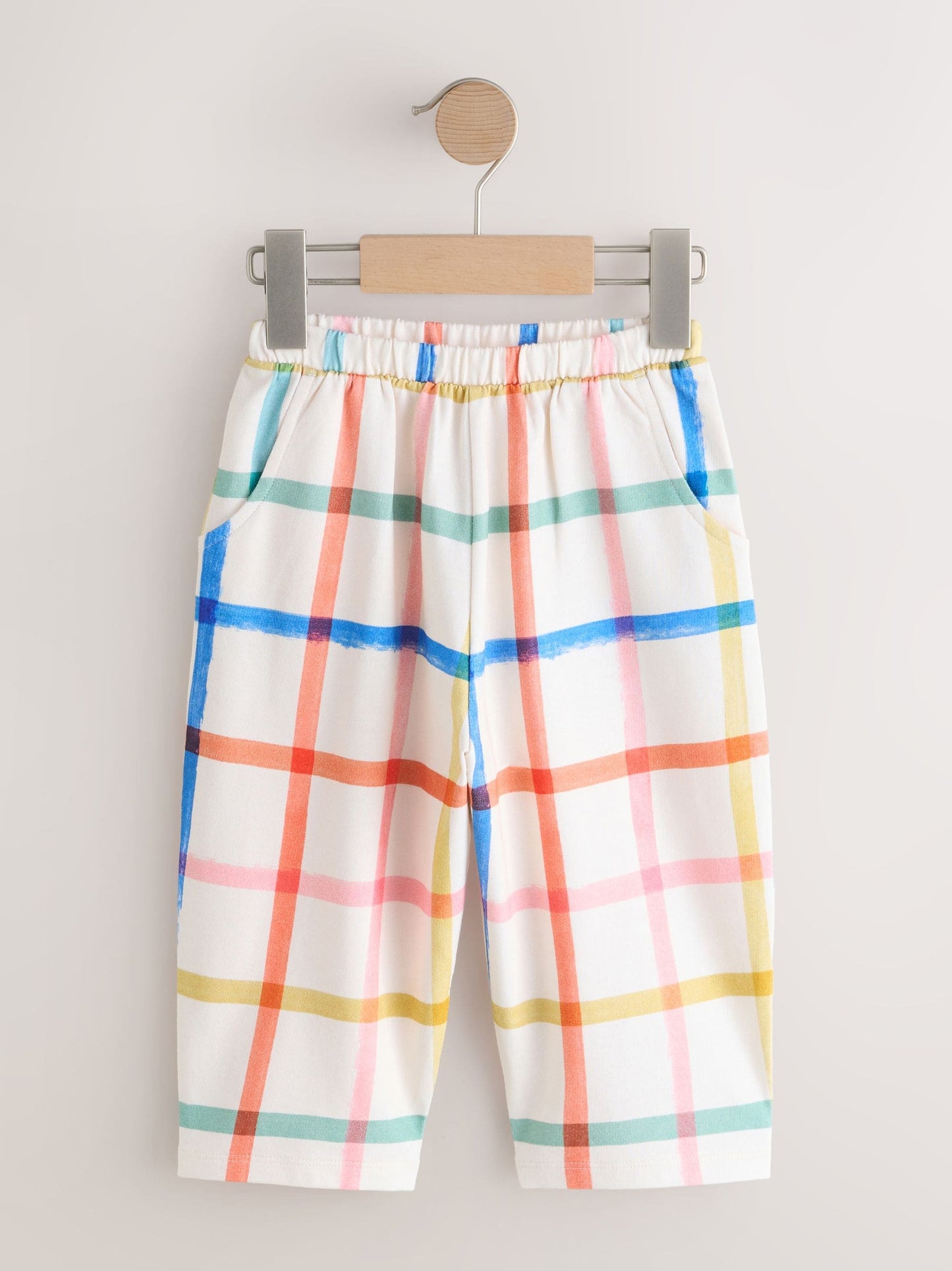 Rainbow Check Barrel Leg Trousers (3mths-7yrs) image 5