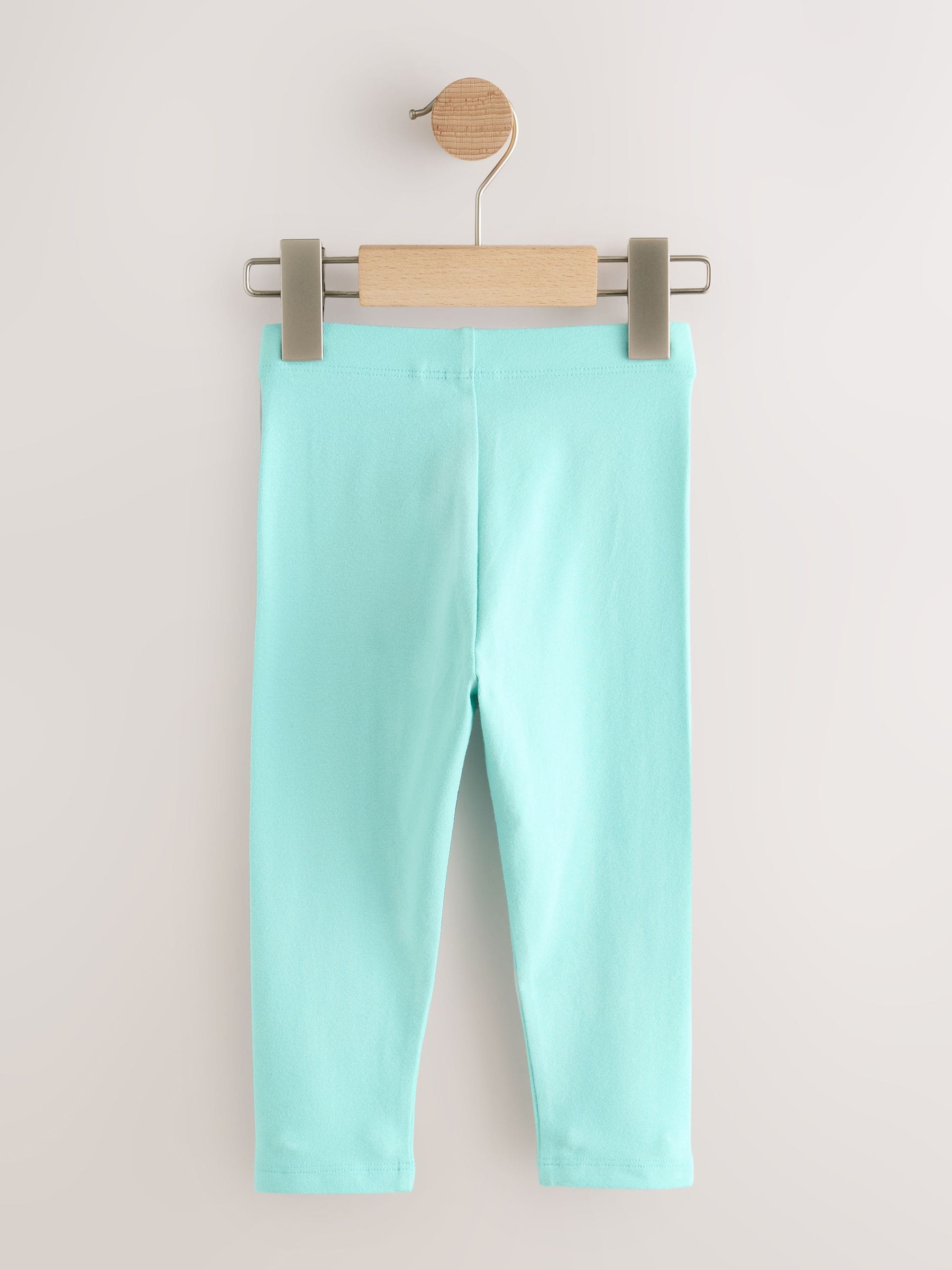 Eggshell Blue Plain Leggings (3mths-7yrs) image 5