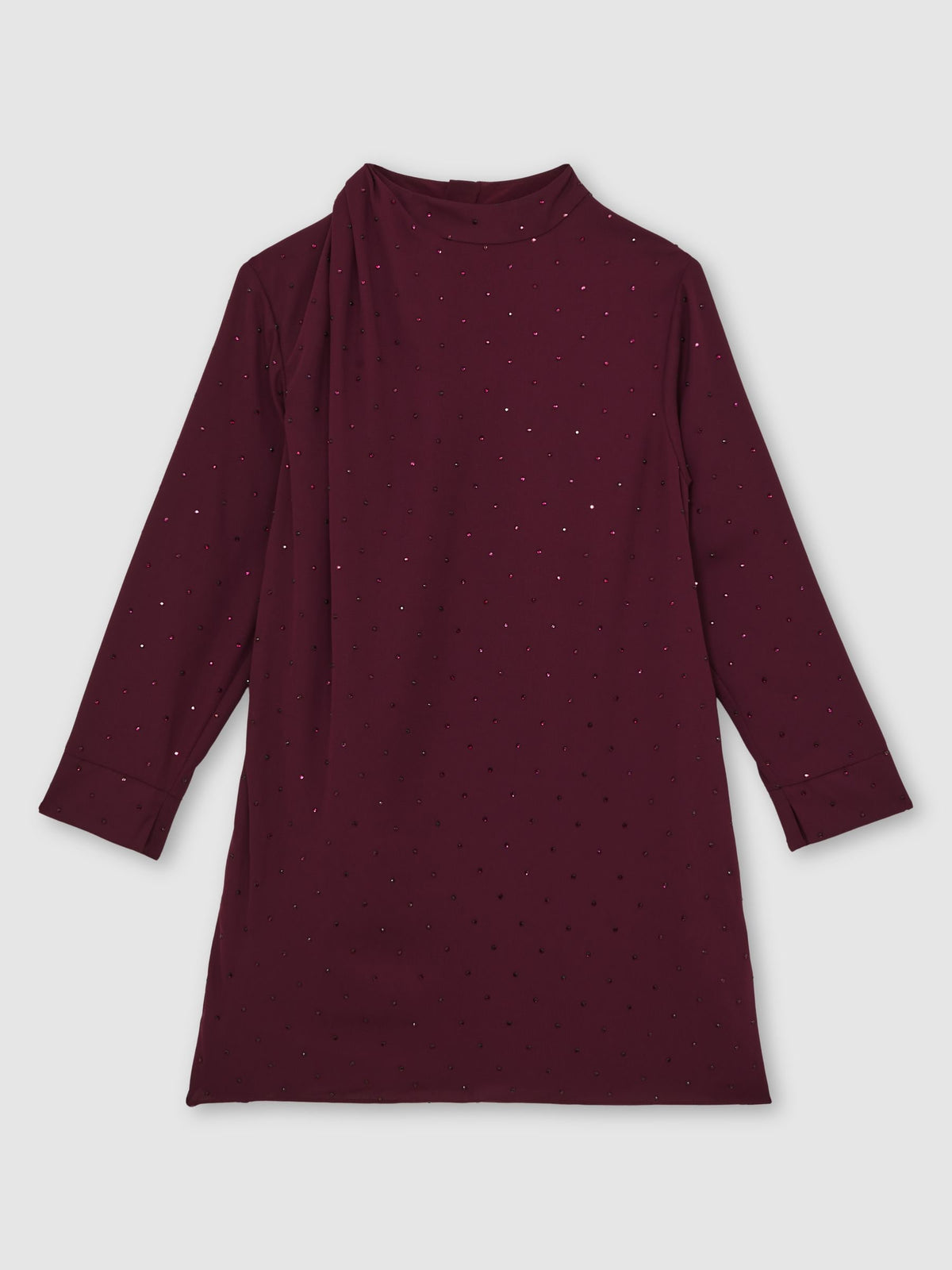Reiss Berry Coco 13-14 yrs Crystal-Embellished Drape Dress - image 1