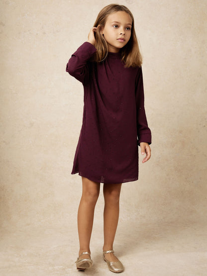 Reiss Berry Coco 13-14 yrs Crystal-Embellished Drape Dress - image 2
