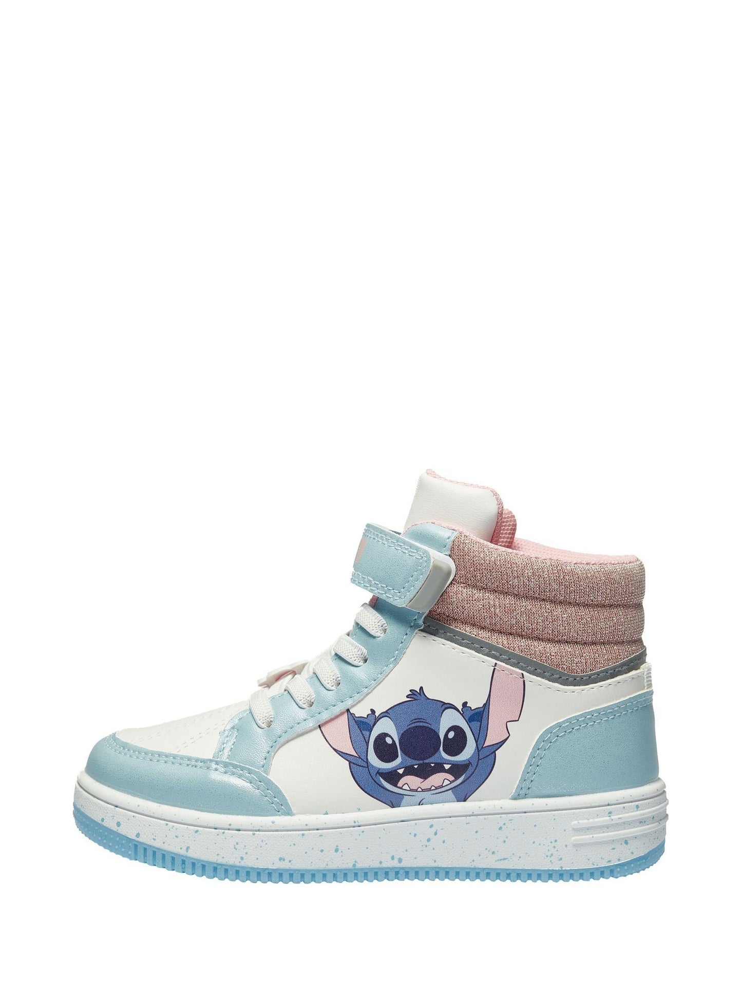 Character White Disney Lilo and Stitch High Top Trainers image 3