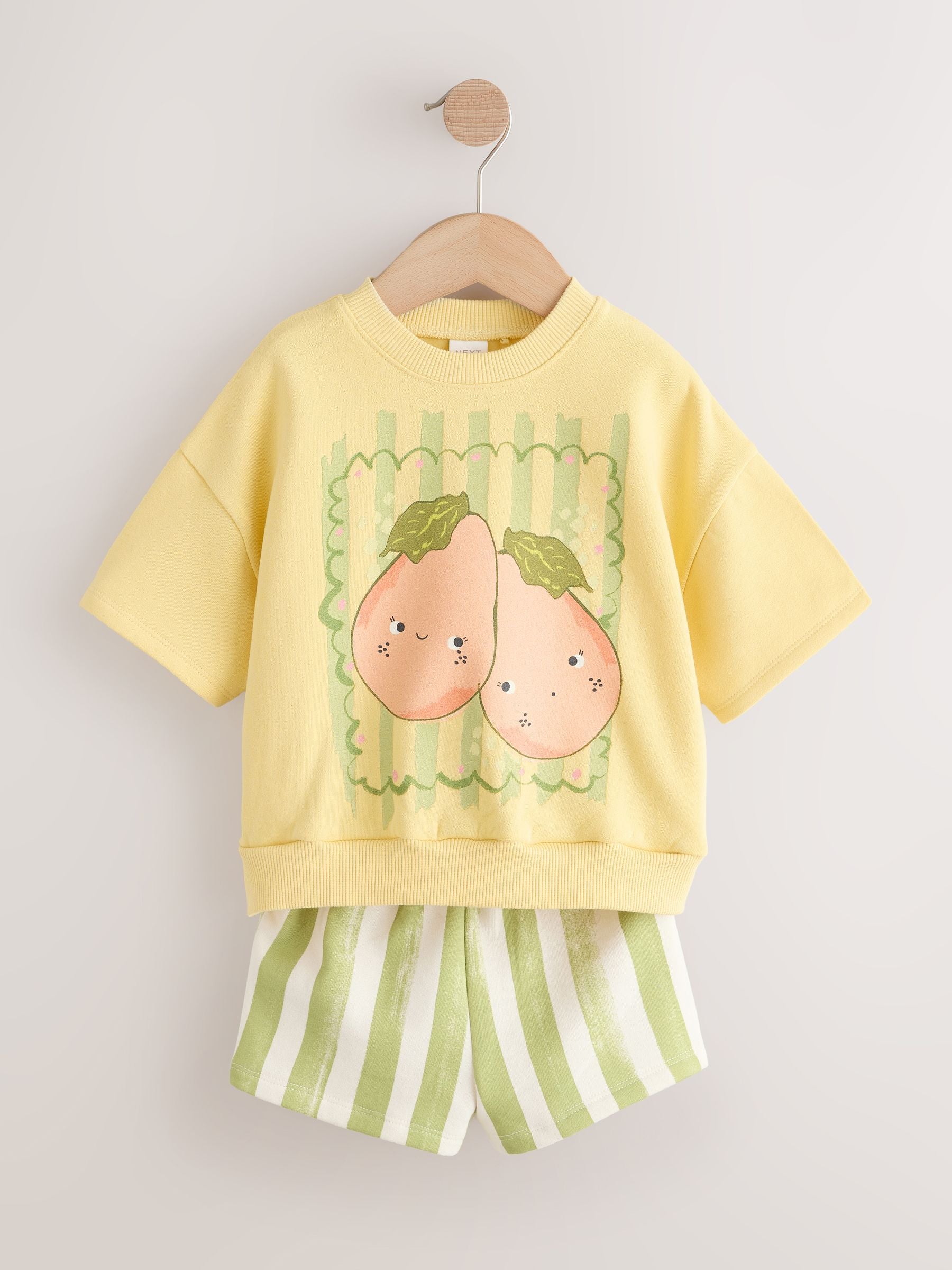 Green Fruit Top and Shorts Set (3mths-7yrs) image 5