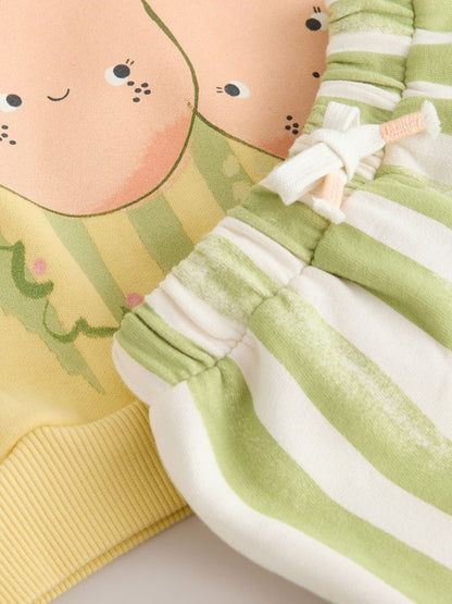 Green Fruit Top and Shorts Set (3mths-7yrs) image 8