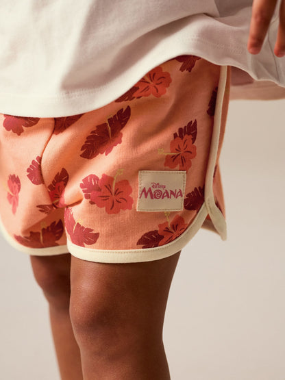 Coral/Ecru Disney Moana Short Sleeve Top and Shorts Set (3mths-7yrs) image 4