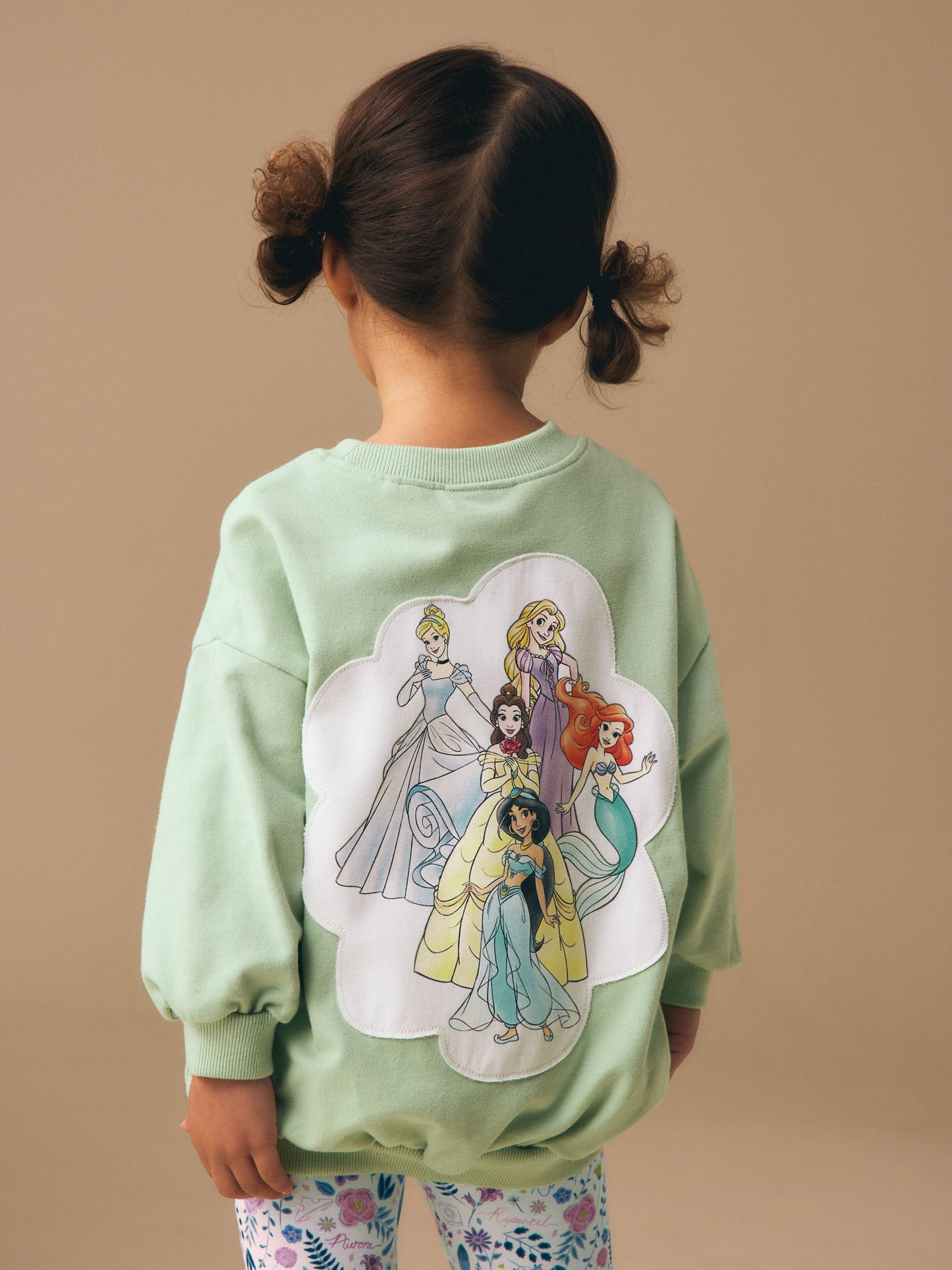 Green Disney Princess Long Sleeve Top and Leggings Set (3mths-7yrs) image 4