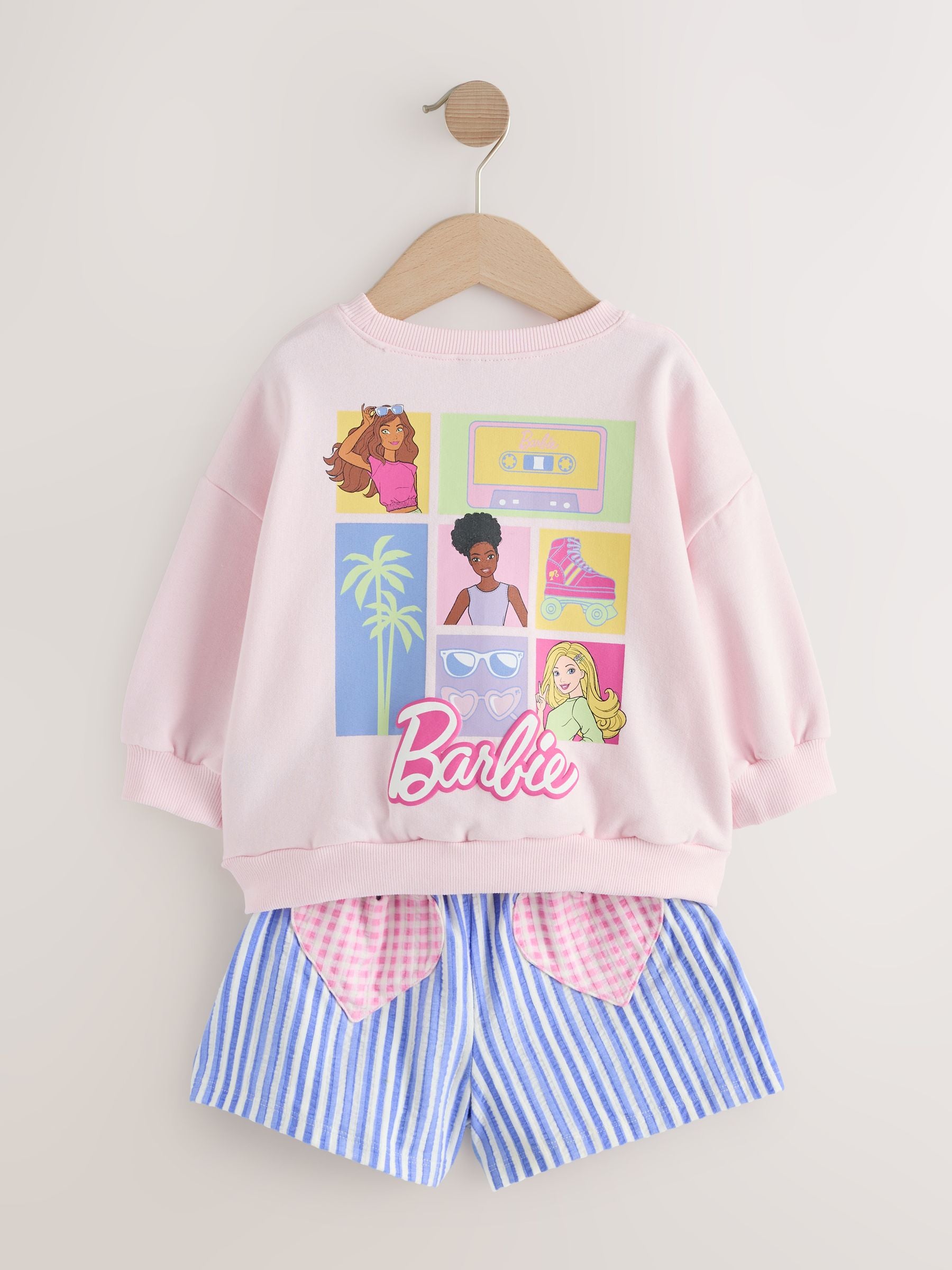 Pink Barbie Shorts Set (3mths-7yrs) image 6