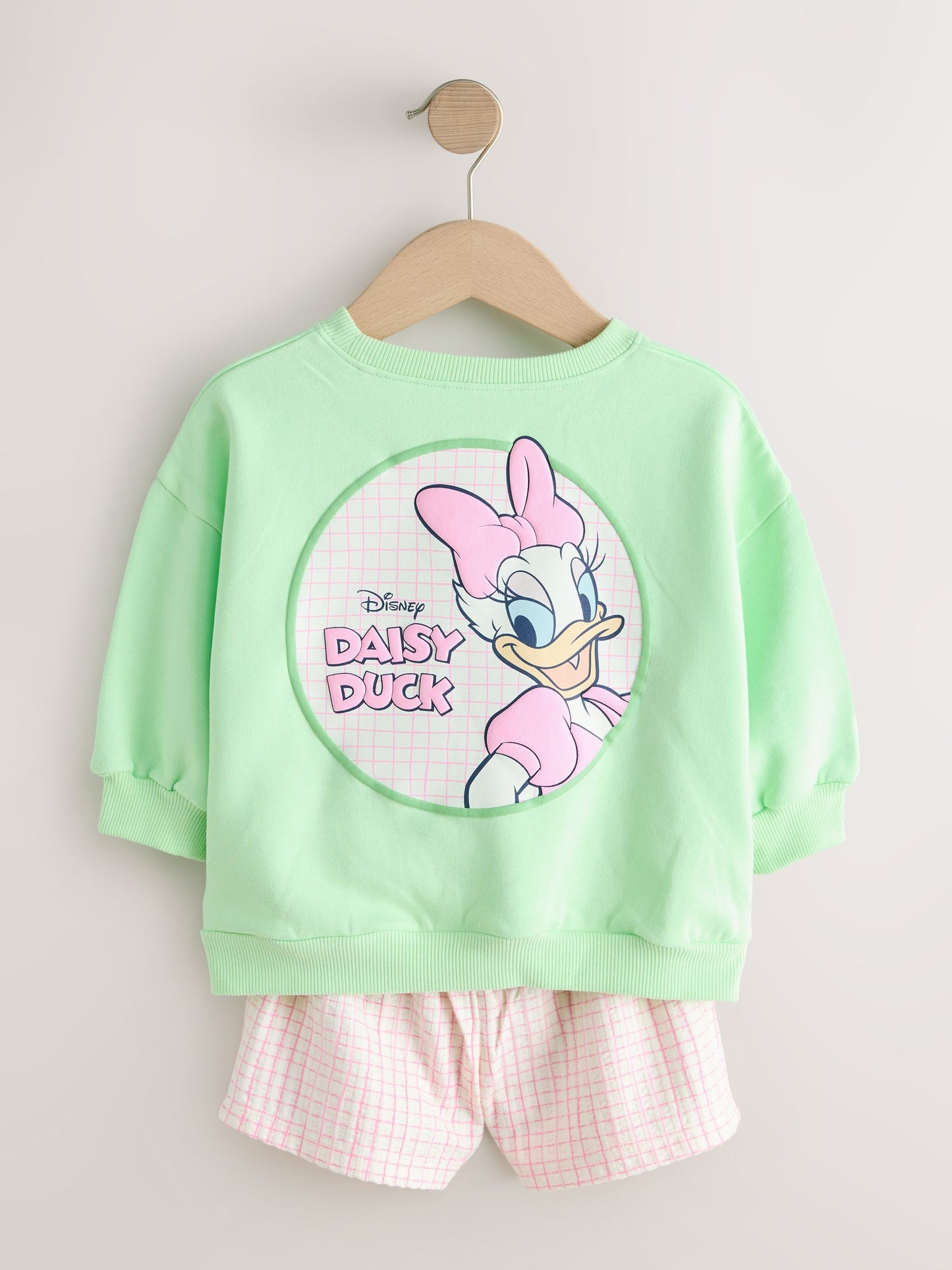 Green Daisy Duck Shorts Set (3mths-7yrs) image 1