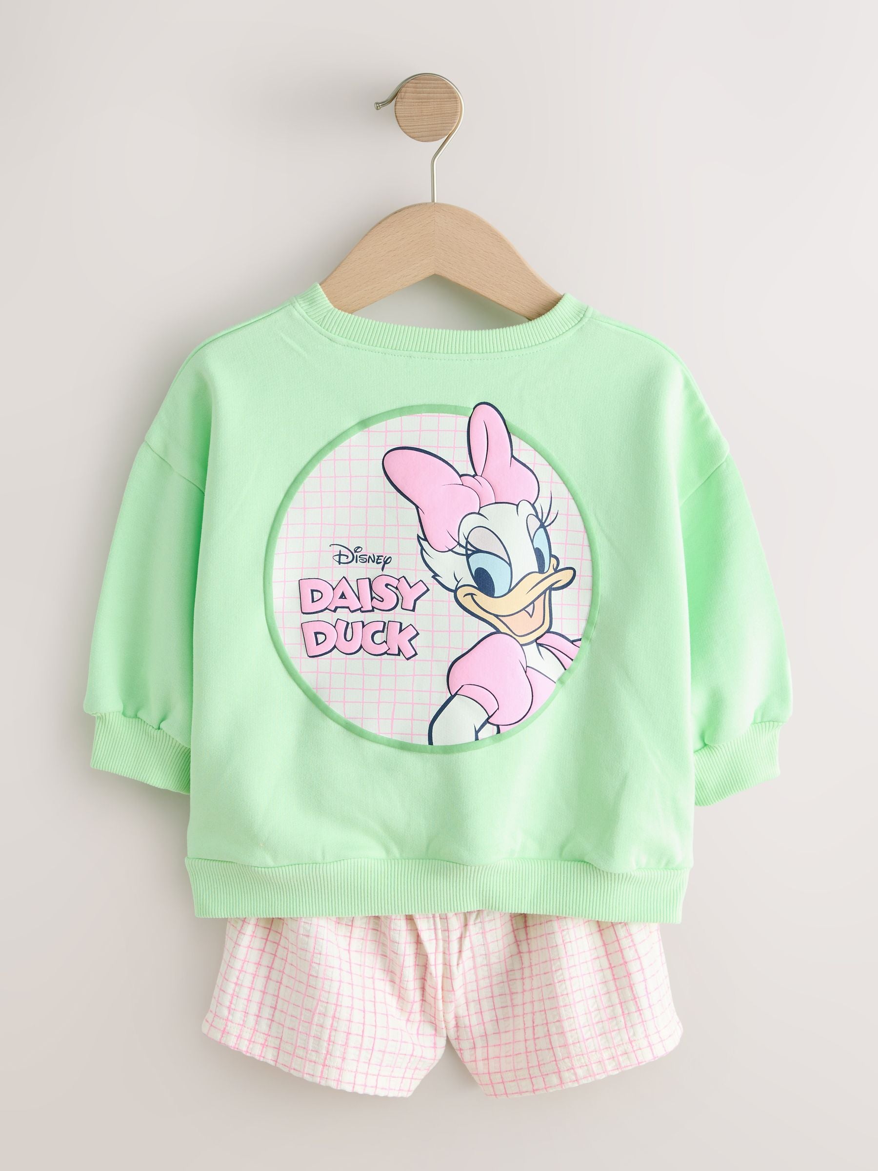 Green Daisy Duck Shorts Set (3mths-7yrs) image 1