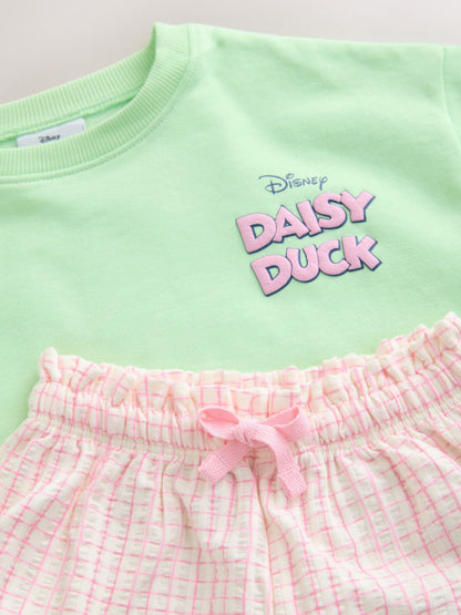 Green Daisy Duck Shorts Set (3mths-7yrs) image 6