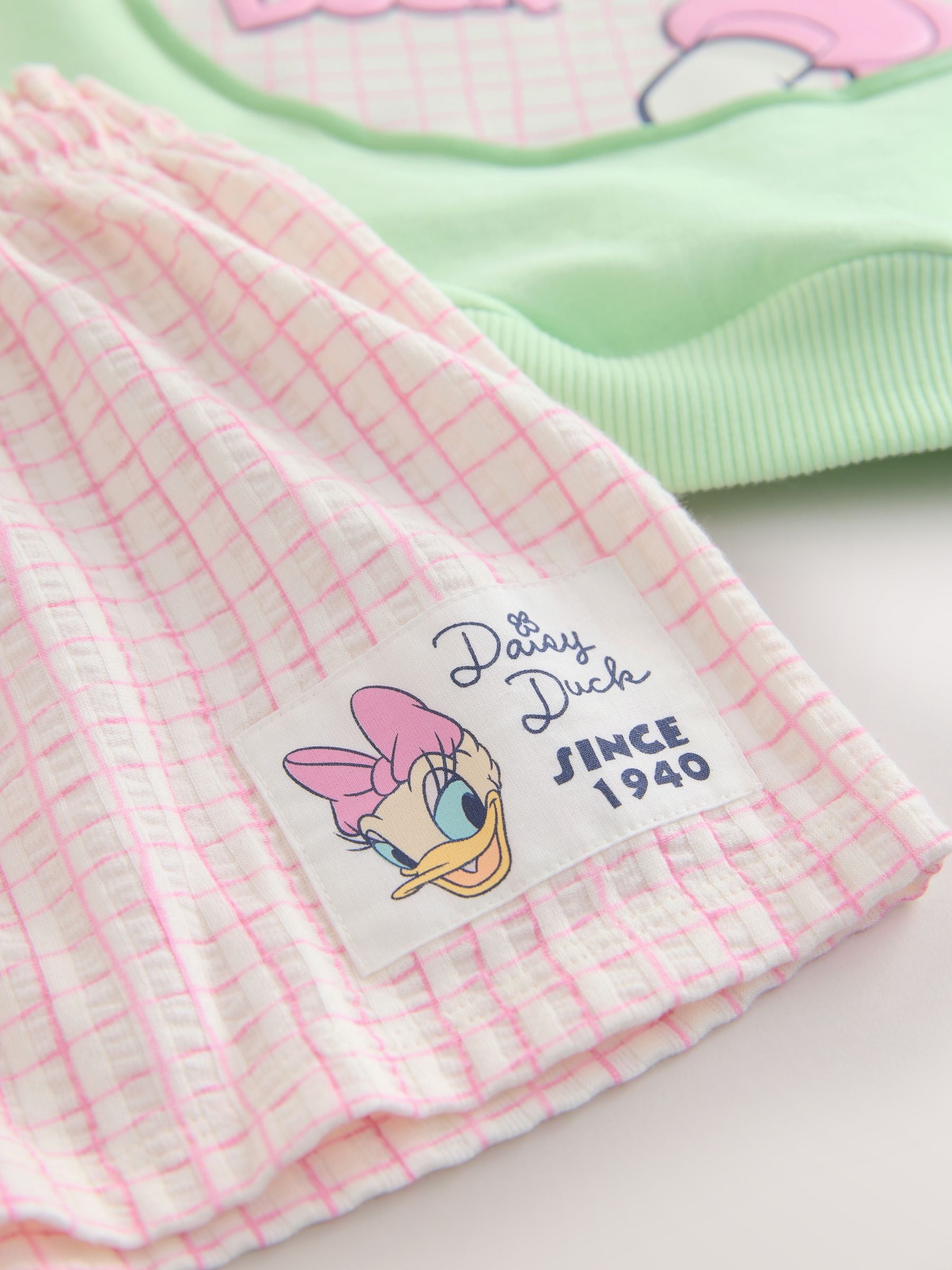 Green Daisy Duck Shorts Set (3mths-7yrs) image 7