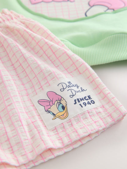 Green Daisy Duck Shorts Set (3mths-7yrs) image 7