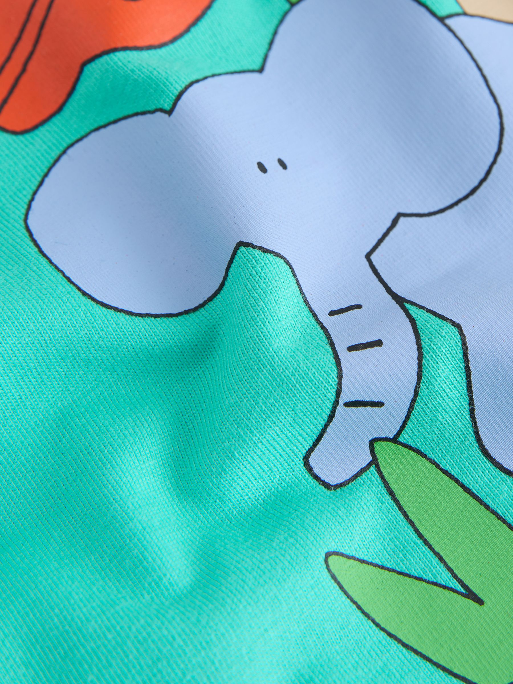 Aqua Blue Animal Short Sleeve Back Print T-Shirt (3mths-7yrs) image 6