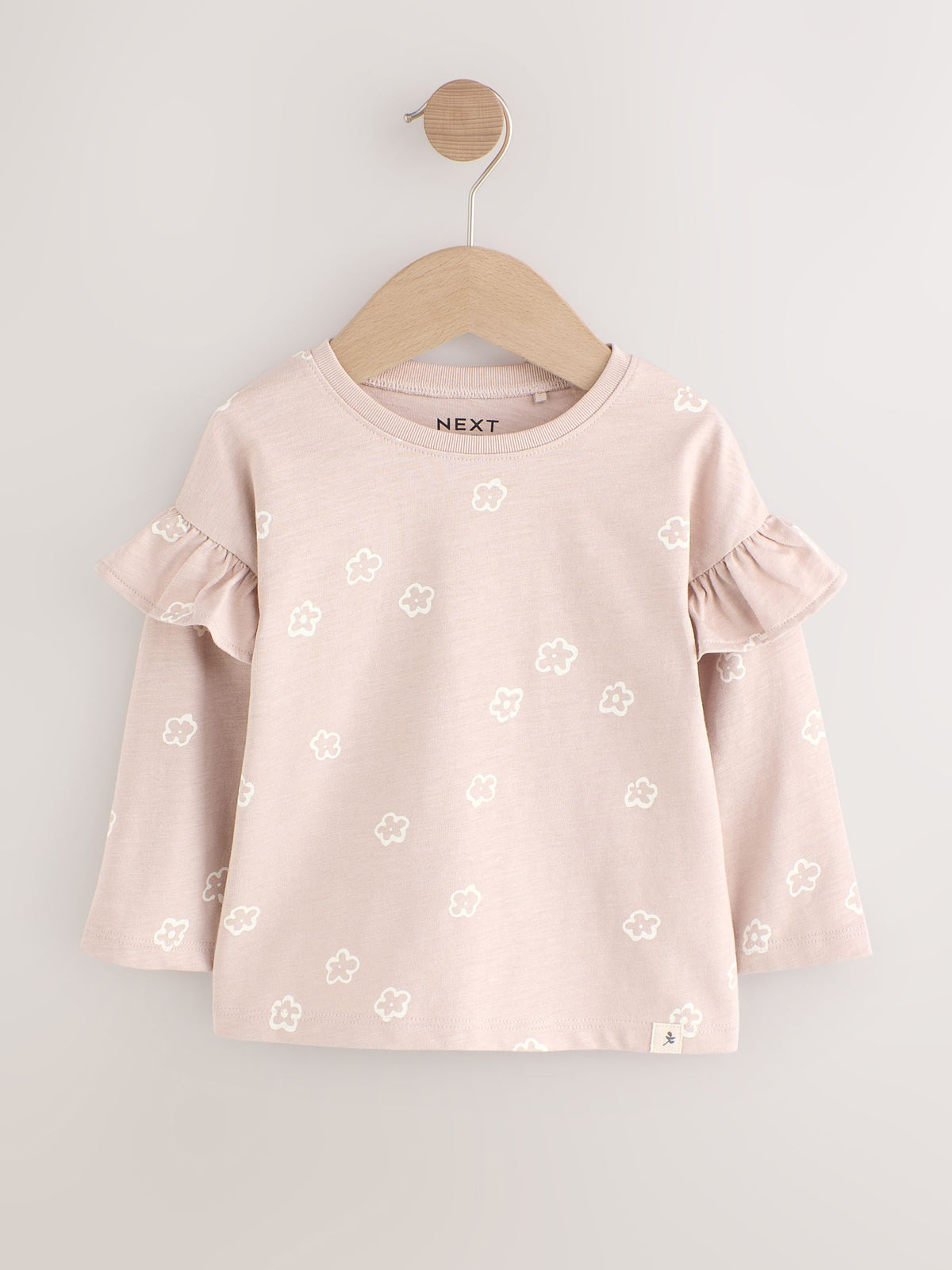 Dsiney Kidz - Neutral/Blue Long Sleeve T Shirts 4 Pack (3mths-7yrs) image 3