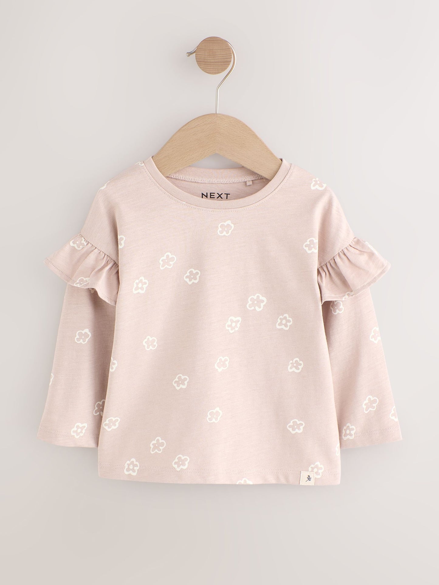 Dsiney Kidz - Neutral/Blue Long Sleeve T Shirts 4 Pack (3mths-7yrs) image 3