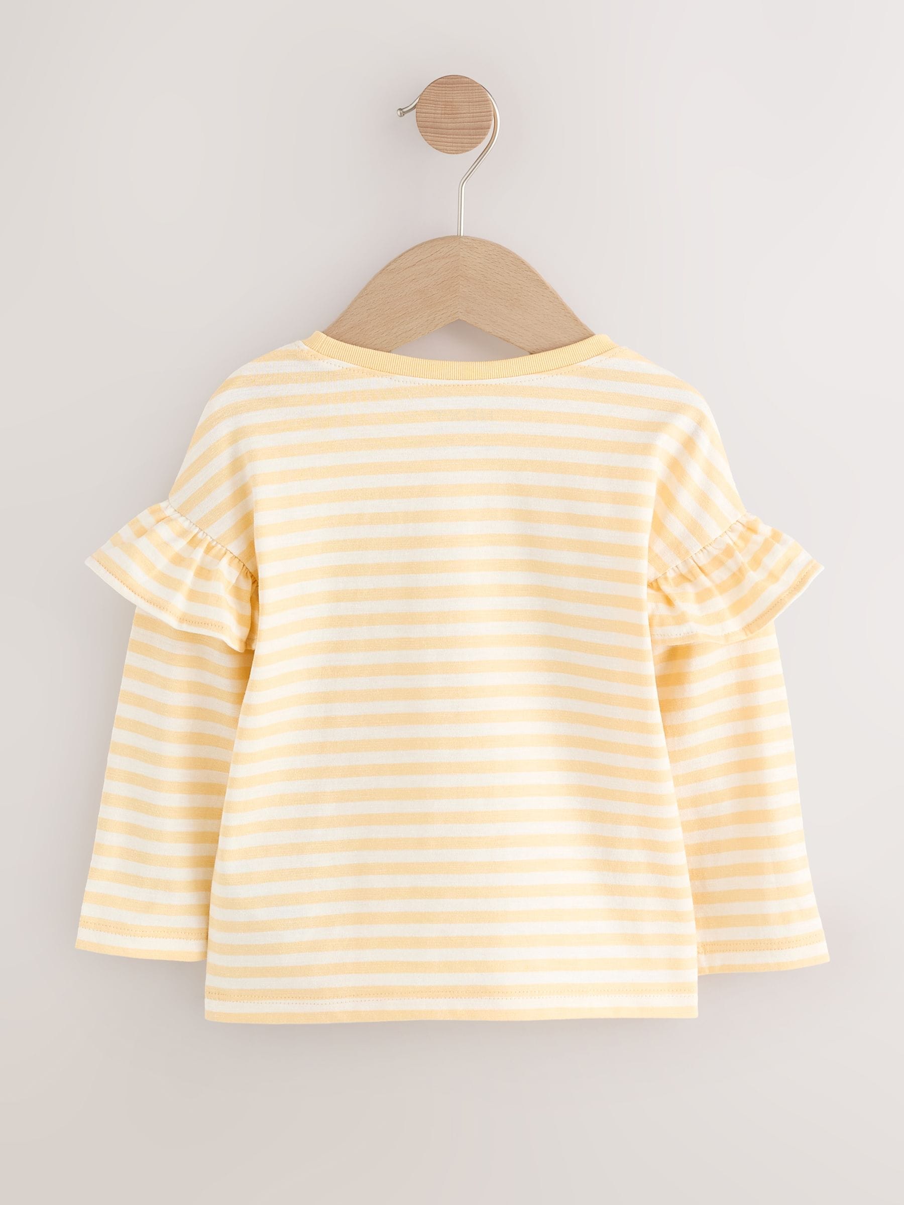 Dsiney Kidz - Neutral/Blue Long Sleeve T Shirts 4 Pack (3mths-7yrs) image 6