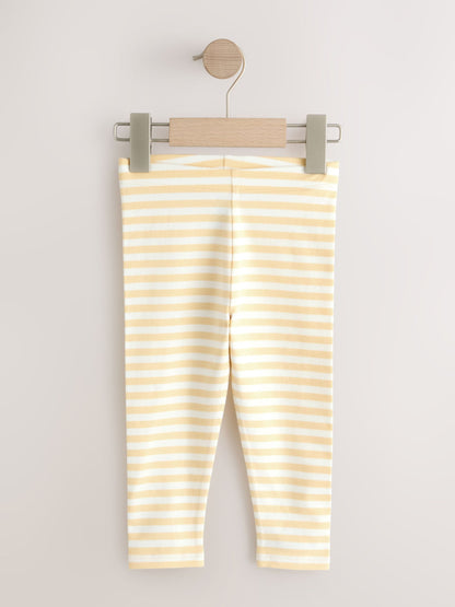 Neutral/Blue Leggings 4 Pack (3mths-7yrs) image 5
